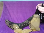 Putting on and wearing multiple layers of Latex