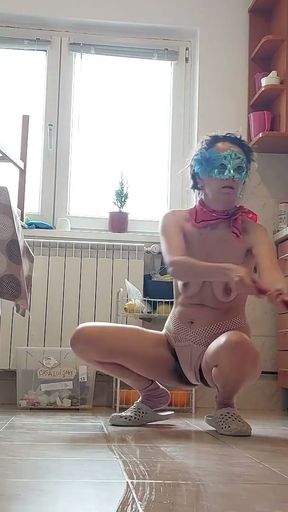Hot milf compilation All Best moments vacuum cleaner 🔥 Sexy wife hairy pussy   Clip 1