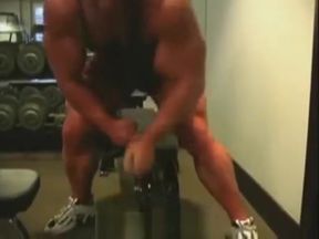 Brad Hollibaugh huge muscle worship best pec bounce