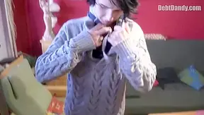 Owe a Blowjob? This Long-Haired Twink Takes Cash Back in Anal – Debt Paid in Full POVR
