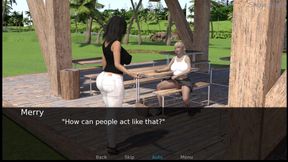 Project hot wife - playing with jenny's boobs outdoor