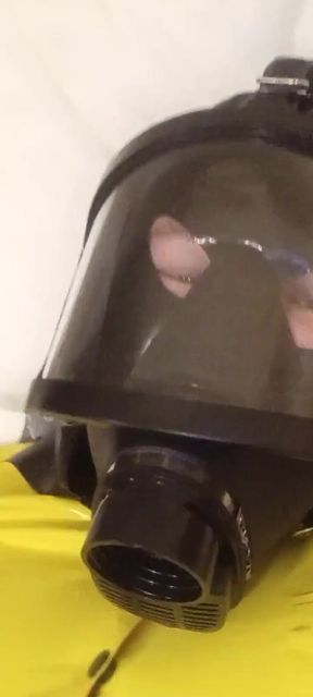 Gasmasked Latex Vis Drone Cumming