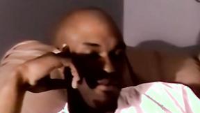 ”Amateur black dude strips & jacks off his raging meat”