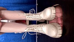 Young nurse cynically mocks weak patient, vf3161x 1080p