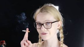 Fabi smoking with glasses