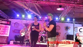 Dana Rico Ignites Pornoband Performance at FEDA 2015 Event Showdown