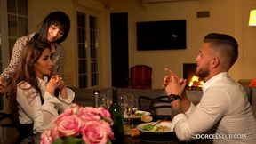 Candee's Sultry Gift in a Brunette Lesbian Encounter