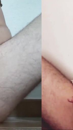 Iconic moment from "SELF PISS until ORGASM - My solo CUM and PEE Party"