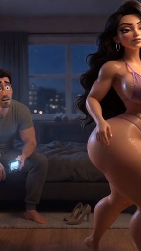 Ep 8- From Chubby &amp; Ignored to Curvy Cock Tease Wife Goes Home with Black Stranger   Clip 3