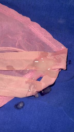 Cum on wife's panties 48