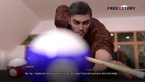 The Seven Realms - Atlas and Leyala having sexual fun while playing Billiards. Winner get rewards