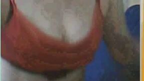 Small tits and pale skin round ass of an amateur woman