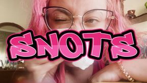 BLOWING AND PICKING MY NOSE