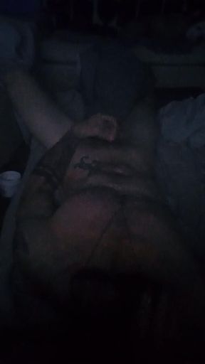 Horny fucker jerking off