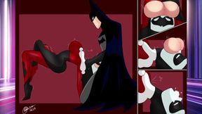 harley quinn x batman are fuck