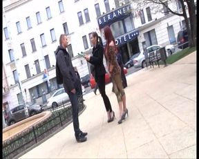 Taxi Driver Fucks His Passengers - Horny German Cabbie Pounds Sexy Guests Raw in the Backseat