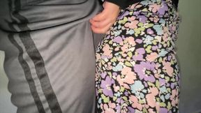 You Can See It When She Strokes the Stranger's Penis