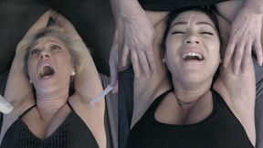 PIT TICKLING - Goddess Dee, Sahrye, armpits, upperbody Tickling, Tickling - WMV