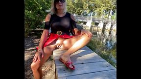 Ma balade dans les bois hier toujours en tenue ad&eacute_quate. Sait ont jamais ?