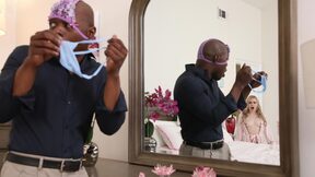 ”Why the fuck you got my panties on your head??”