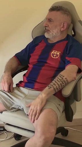 Solo Xxl Mature Stepdaddy with Big Huge Uncut Cock