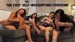 The Foot Self Worshipping Foursome