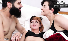 THREESOME WITH TWO TRYING ANAL - LADY SNOW/ CANDY CRUSH BRASIL/ LORD KENOBI