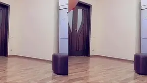 Korean Beauty Takes Huge Pink Rod on Kitchen Counter – Wild Ride!