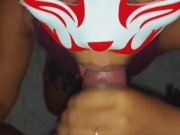 Kitsune Deepthroat Dick and Cum in Mouth Swallow නුවර ටික්ටොක් ස්පා බඩුව පයිය උරලා ඇට කනවා