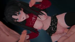 Honkai: Star Rail X Fate/stay Night - Rin Gems Shattered: Bound Mage & POV Threesome DP