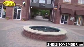 I Meet My College Teacher For A Secret POV Blowjob For A Grade, Cute Ebony Blonde Whore Student Sheisnovember Exposing Her Big Boobs, Hard Nipples, And Big Butt Before She Suck His Big Dick BBC, Kneeling And Making Eye Contact By Msnovember
