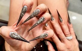 Long Claws - My New Shape, Long Nails with Long Flexible Fingers Wide Palms, Finger Sucking