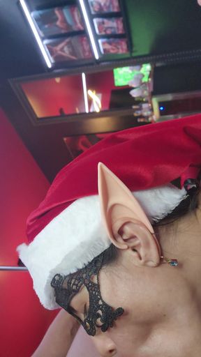 My Stepbrother Asked Me to Dress as an Elf and I His Milk with My Feet