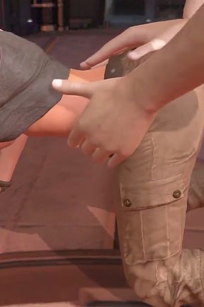 Lara Croft takes a giant cock in the ass: Tomb Raider parody