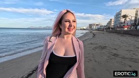 German Teacher Meets One of His Students on Vacation and Fucks Her Ass!