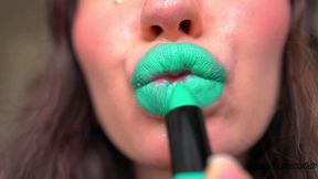 minty messy deep octopus kisses + spit fetish