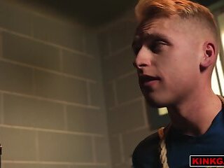 Tourist David Webb dominated by the rogue frustrated cop Brogan
