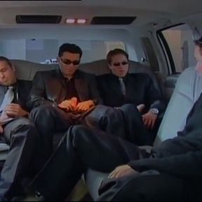 Group Fuck in the Vip Stretch Car