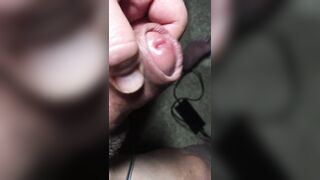 Hottang69 75 year elderly uncircumcised petite chisel Granddad jerk and ejaculates #024