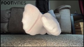 White Adidas Socks Ignore POV