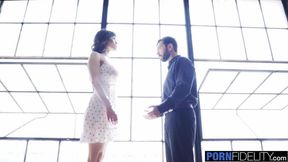 Mackenzie Moss Drains His Dick On Her Face (Audrey Noir)