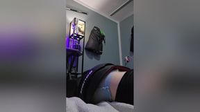 Hockey Jock Grinds &amp; Cums In Pullup (diaper)