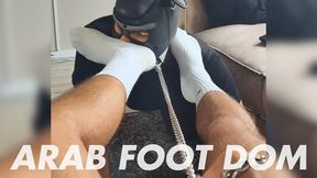 Arab Master Foot Slave Training