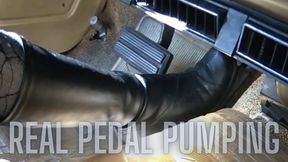 Goth Brunette Real Jump Start in Boots & Fishnets 1974 Plymouth