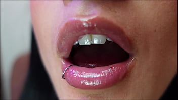 Mouth drool and countdown joi