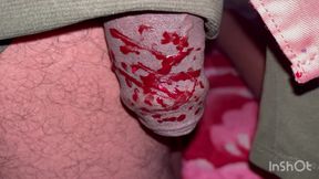 Indian desi boy brown cock with cum