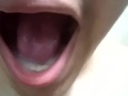 Swallowing my own cum (Me)