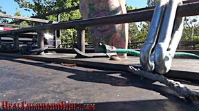 Camping Fun With Naughty Nature Girl Chastity Leigh