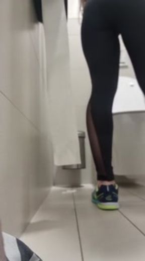 Public TOILET AT GYM WHAT I DO AFTER GYM BEHIND CLOSE DOOR WHEN OTHERS ARE WAITING ON ME