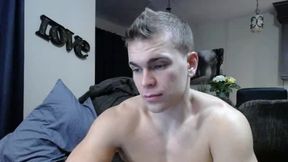 Hot Canadian Fit Model Jerking and Ass Play Show